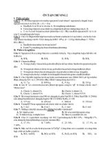 Ôn tập chương 2 môn hóa học 10